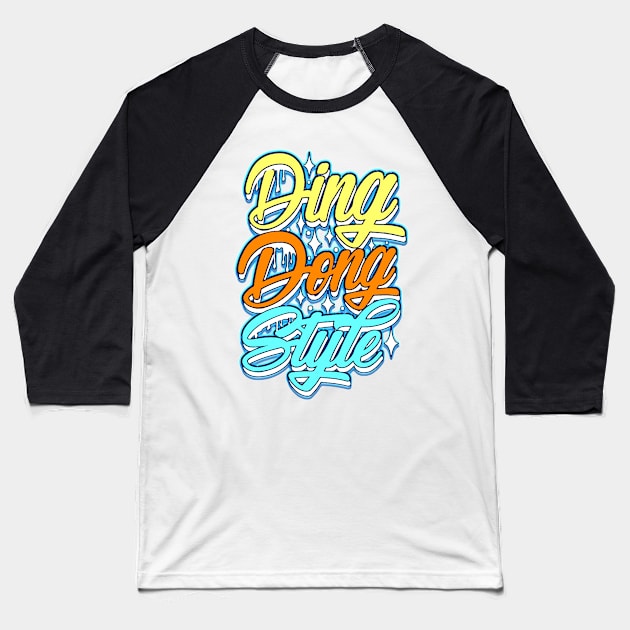 Lettering Baseball T-Shirt by GoEast